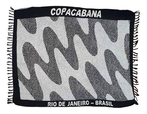 Canga De Praia 100% Viscose - Copacabana 1,60mx1,10m