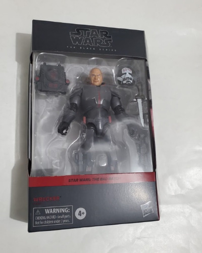 Wrecker Black Series Star Wars Mide 15cm Detalles Empaque