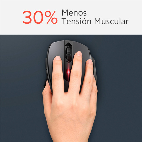 Mouse Gamer Victsing Mm057 6 Botones 5 Dpi Inalambrico 2,4 G Cor Preto