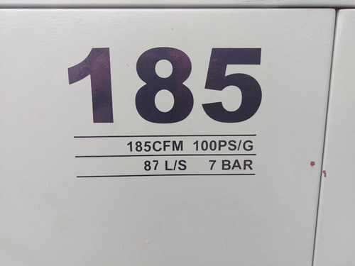 Motocompresor Sullair 185 Cfm