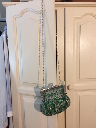 Carterita Clucht Vintage Verde- Marca Chocolate