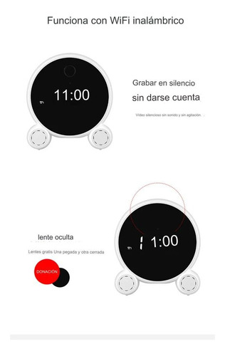 Reloj + Cámara Tuya Smartlife Con Wifi