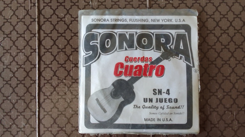 Set De Juego De Cuerdas Para Cuatro Sonora