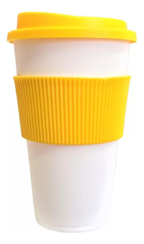 Vaso Termico Tipo Starbucks Mug Tapa Silicona Cafe Bebidas