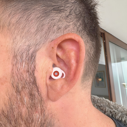 Tapones De Oido Woo Earplugs -20 Db + Colgante Magnético Negro