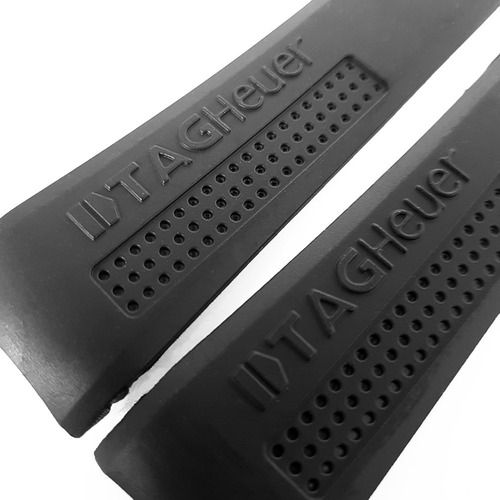 Extensible Negro 24mm Logo Horizontal Compatible Tag Heuer