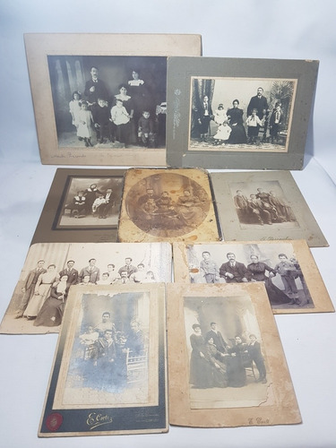 Imagen 1 de 8 de Antiguas Fotos De Estudio Siglo Xix 1900 Familias Mag 57429