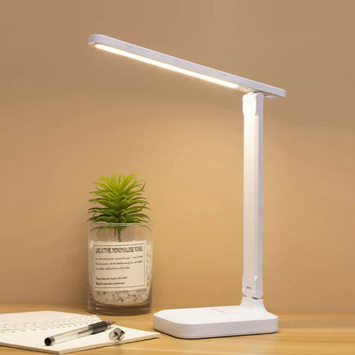 Imagen 6 de 7 de Lámpara Escritorio Led Táctil Plegable Recargable Usb Bl1269