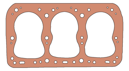 Junta Tapa Cilindro (1 Unid.) - Diamond T, Hercules - 6 Cil.