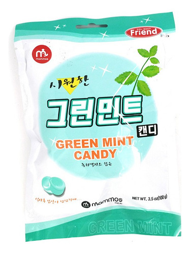 Bala Coreana Sabor Menta - ( Green Mint Candy )  - Importada