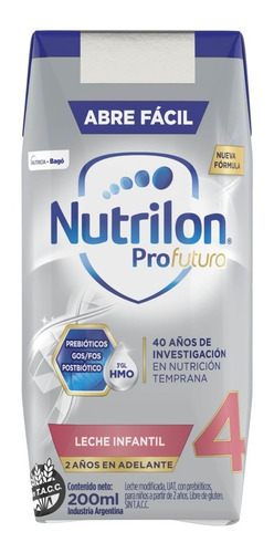 Nutrilon Profutura 4 - Brick 200 Ml X 24 Unidades