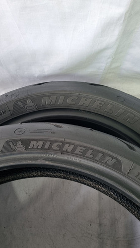 Par De Pneu Michelin Road 5 190/120 Original Usado (Usado)