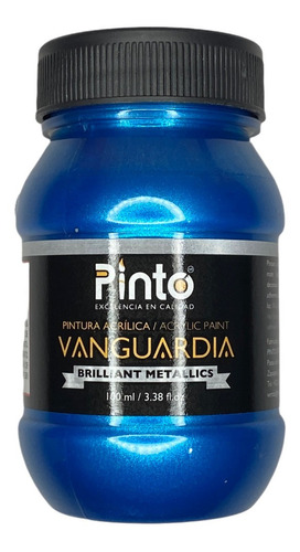 Pinto 100ml Pintura Acrilica Metalica Color Color 564 Azul