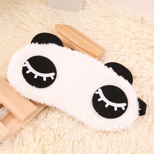 Antifaz Dormir Sueño Suave Lindo Panda Mascara Viaje Peluche