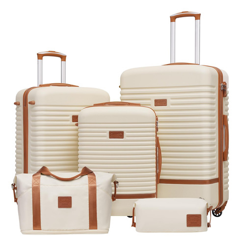 Coolife Suitcase Set 3 Piece Luggage Set Carry On Travel Lu.