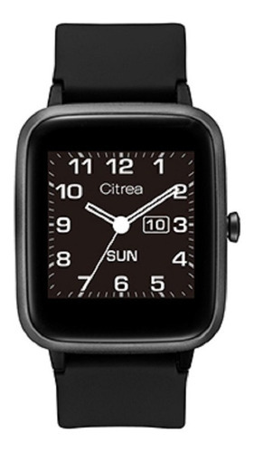 Reloj Q&q Citrea Hombre Smartwatch Color De La Caja Negro Color De La Malla Negro Color Del Bisel Negro