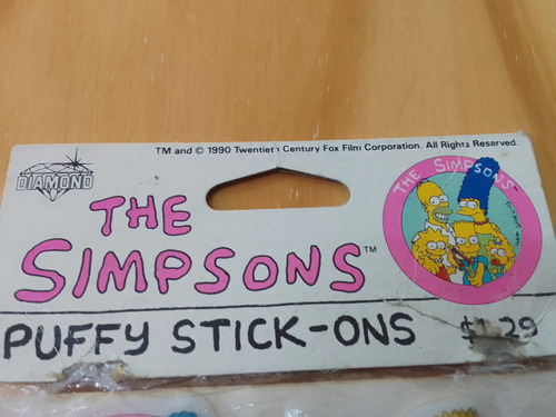 Bart Simpson - Vintage 1990 + Stickers (Usado)