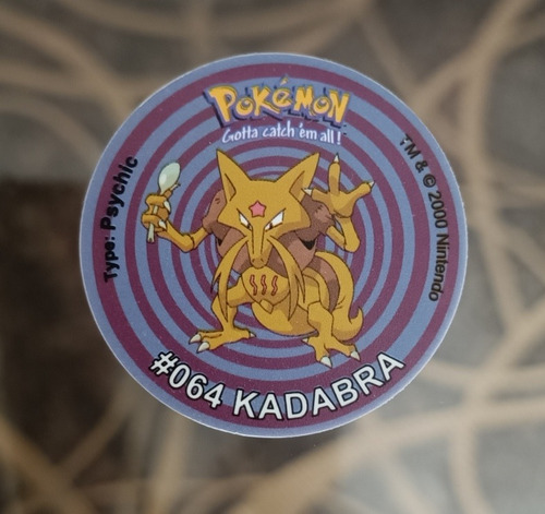 Tazos Pokémon Tazo Kadabra 064
