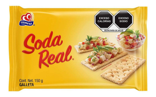 Galletas Gamesa Soda Real Salada 150g