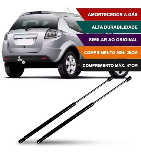 Par Amortecedor Tampa Da Mala Ford Ka 2008 A 2014