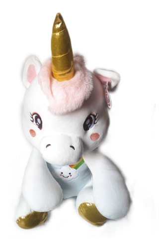 Unicornio Nube Peluche Sentado 56 Cms Grande Antialergico