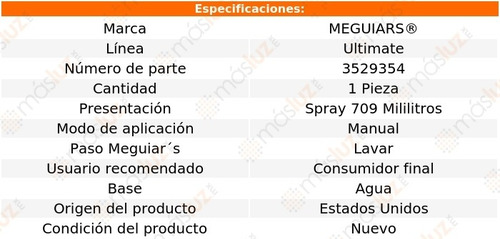 Limpiador De Rines Spray 709ml Ultimate All Wheel Meguiar's