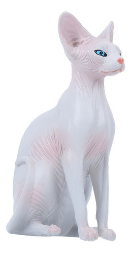 Adornos Para El Hogar Con Modelo De Gato Sin Pelo De Simulac