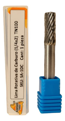 Lima Rotativa Carburo Tungs Tipo Sa-1dc 1/4x5/8x1/4x2