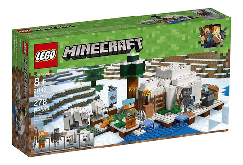 Lego Minecraft 21142 El Iglu Polar Original Mundo Manias