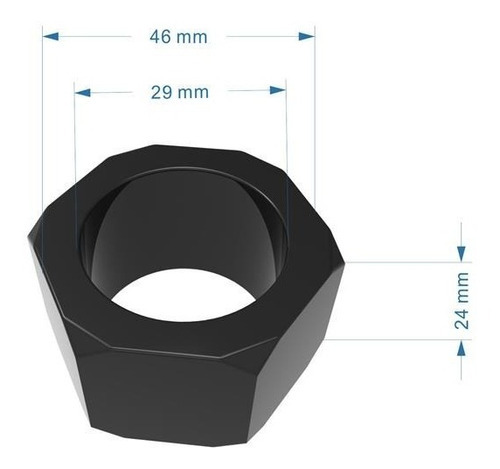 Anillo Para Mejorar Erección Nust Bolts Cock Ring Azul