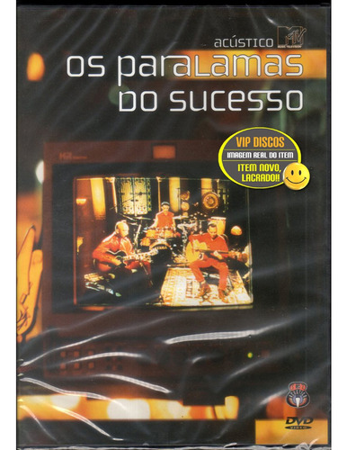 Dvd Os Paralamas Do Sucesso Mtv Acústico - Original Lacrado!