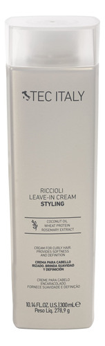 Tec Italy Riccioli Leave In Cream Curl Definition Enhancer .