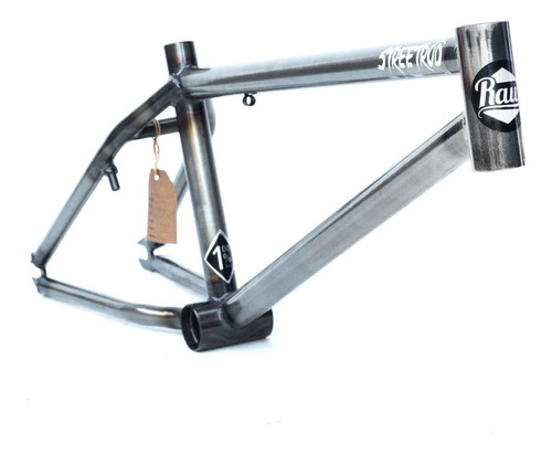 Cuadro Bmx Raw Street Rod ¡ideal Freestyle! Gloss Raw