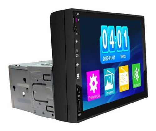 Imagem 3 de 8 de Mp5 Central Multimidia 1/ 2 Din Celta Ls Lt Advantage Camera