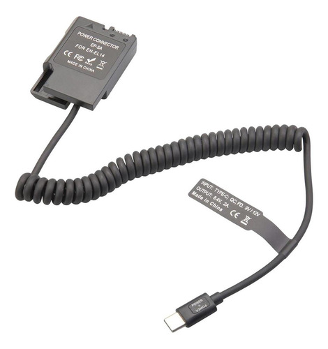 Adaptador De Corriente En-el14 Batería Ficticia Para D3100 .