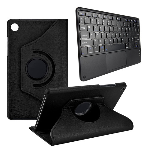 Forro Funda 360 + Teclado Trackpad Para Samsung Tab A9 Plus