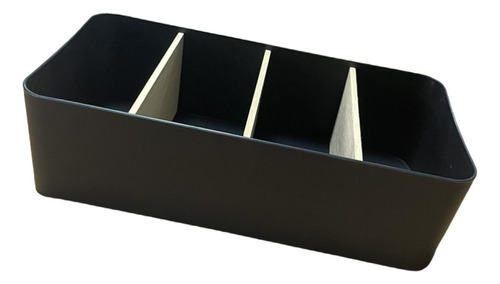 Lápiz Tarjetero Caja Contenedor Portátil Rectángulo Negro
