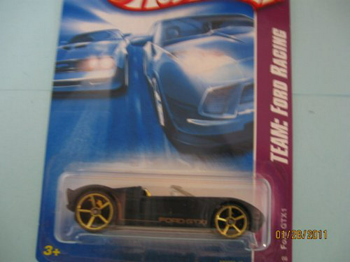 Hot Wheels Ford Gtx1 Con Gold Oh5sp's 2008 Team Ford Racing