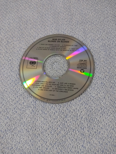 Bob Dylan Blonde On Blonde Cd Importado (Usado)