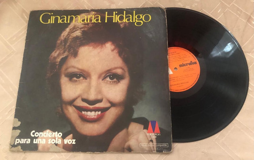 Disco Vinilo Ginamaria Hidalgo - Concierto Para Una Sola Voz