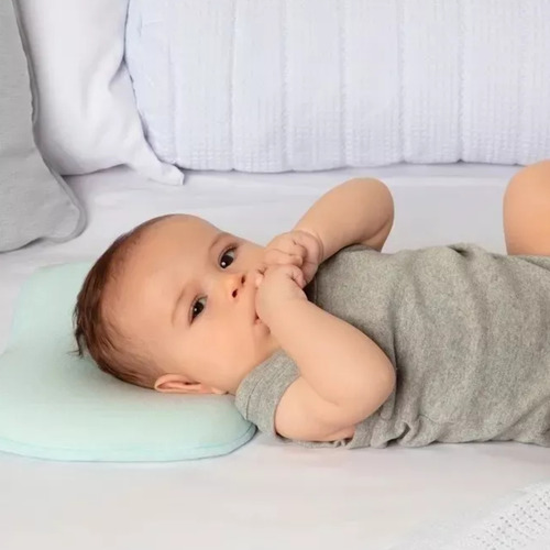 Travesseiro Para Bebê Anatômico Viscoelástico Ursinho - Buba