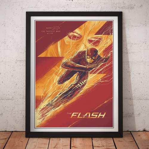 Cuadro Series - The Flash - Tv Poster Pop Art