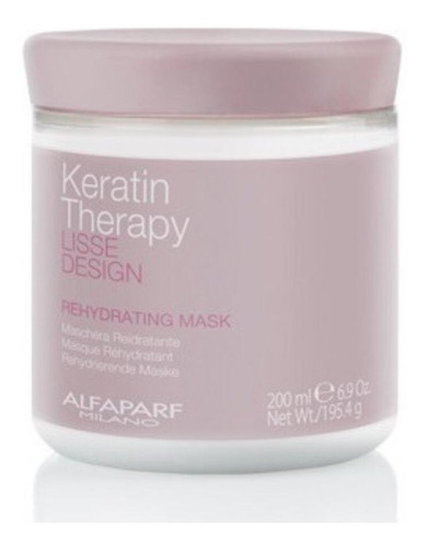 Imagen 2 de 2 de Mascarilla Capilar Keratin Lisse Desing Rehydrating Alfaparf