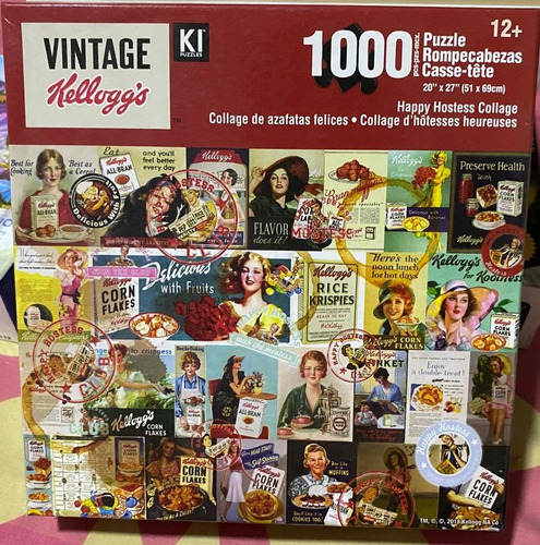 Rompezabezas 1000 Piezas Vintage Kelloggs