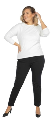 Jeans Elastizados Mujer Tiro Alto Izzullino Talle 38 Al 60