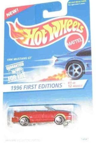 1996 Primeras Ediciones # 1 1996 Mustang Gt Ruedas Rojas 3 R