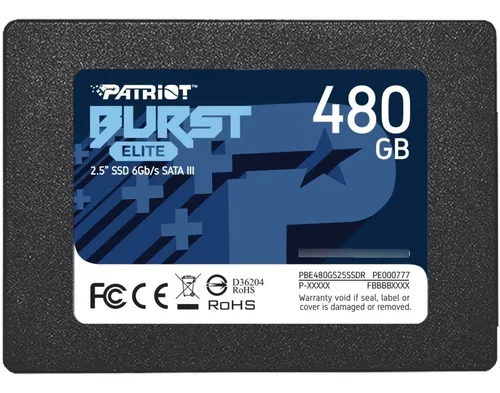 Disco Solido Ssd Patriot Burst Elite 480gb Sata 3 Pc 7mm
