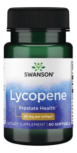  Licopeno Lycopene 20mg 60 Caps Salud Prostata (pack 2 Unid)
