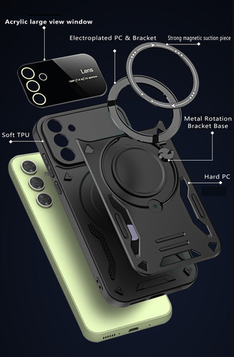 . Adecuado Para Samsung A55/a54/a53/a52s/a50/a35/a35/a34/a33/a32/a30/a25/a24/a23/a22/a16 Funda Protectora, Cubierta