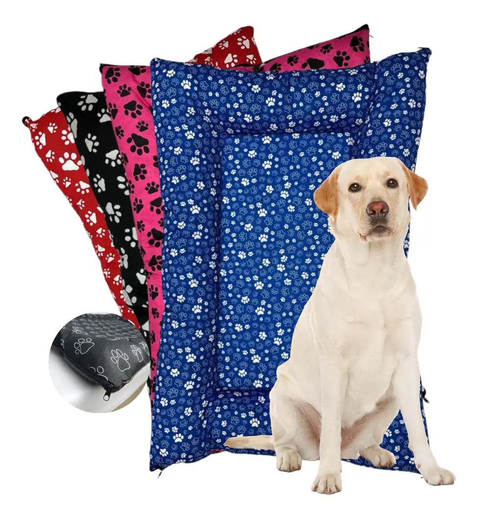 Colchonete Para Cachorro Gato Caminha Pet 90x63 Cm Tam Gg Cor Vermelho